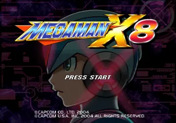 Mega Man X8 screen shot title